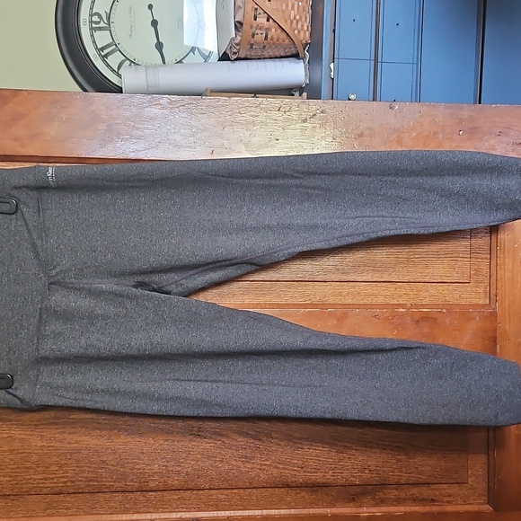 Calvin Klein Performance Stretch Leggings Heather Grey | JR. Womens Size L - Picture 1 of 6